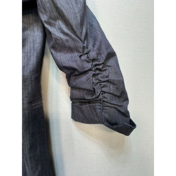 Calvin Klein Women's Blazer Suit Jacket Size S Denim Stretch 3/4 Sleeve Career - Picture 11 of 11